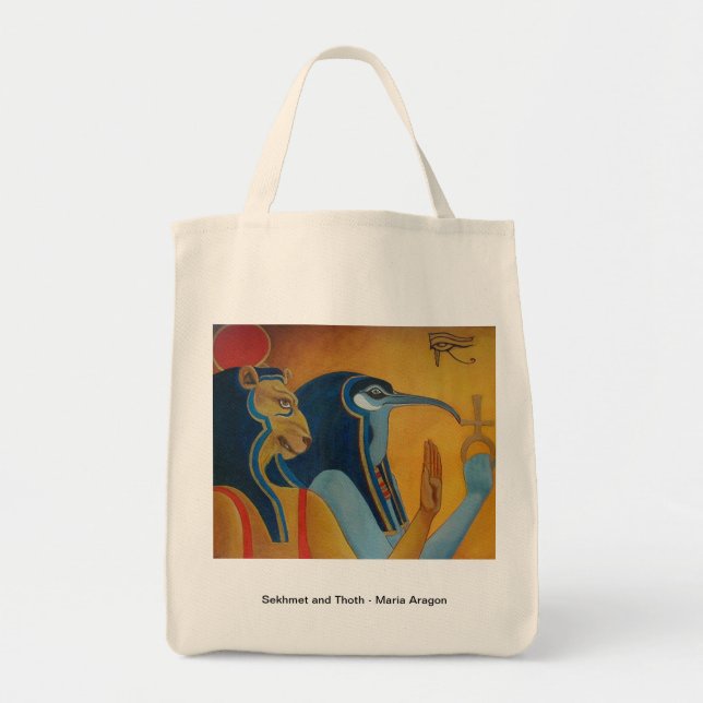 Sac d'épicerie de Sekhmet et de Thoth (Devant)