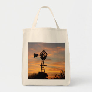 SAC d'ÉPICERIE de silhouette de moulin à vent