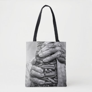 Sac d'épicerie d'haricots de doigt