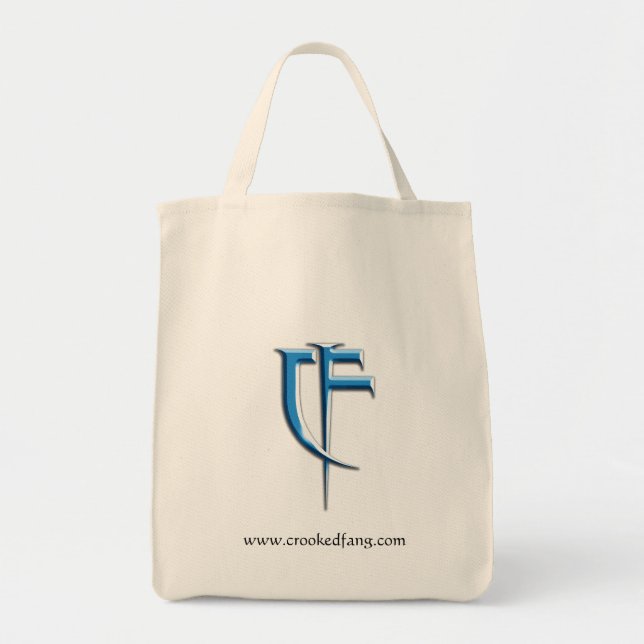 Sac d'épicerie tordu de fourre-tout de logo de (Devant)