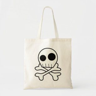 Sac d'Halloween crâne et os