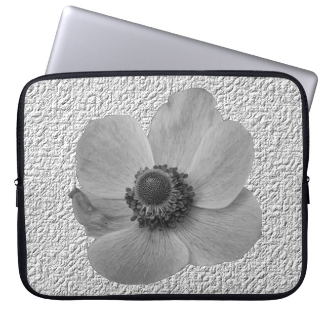 Sac d'ordinateur portable Anemone vintage (Devant)