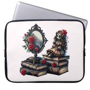 Sac d'ordinateur portable de livres gothiques