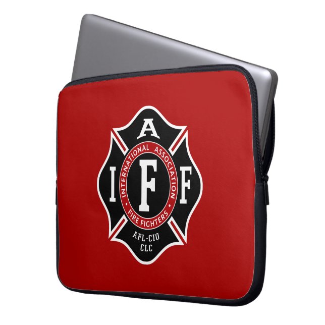 Sac d'ordinateur portable IAFF Maltese Cross (devant gauche)