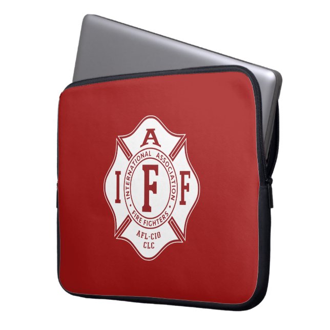 Sac d'ordinateur portable IAFF Maltese Cross (devant gauche)