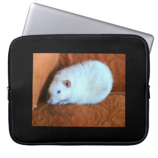 Sac d'ordinateur portable Snowball White Rat