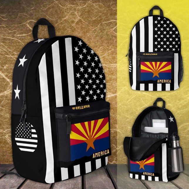 Sac drapeau Arizona personnalisé, drapeau américai (Créateur téléchargé)
