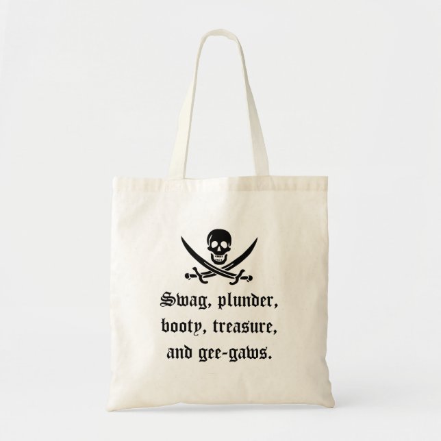 Sac du butin d'un pirate ! (Devant)
