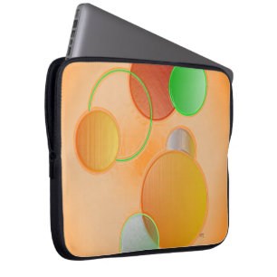 Sac électronique 3D Circles (orange)