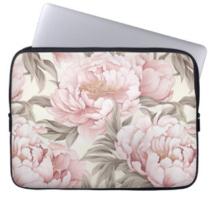 Sac électronique à pivoine rose pâle
