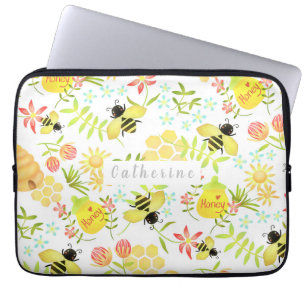 Sac électronique blanc d'abeille de miel