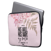 Sac électronique floral rose flou de la Bible