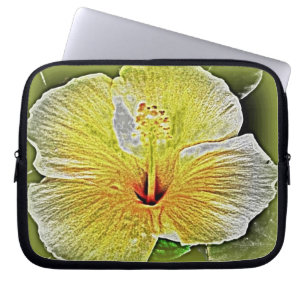 Sac électronique Hibiscus jaune