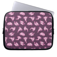 Sac électronique Kawaii Axolotl rose