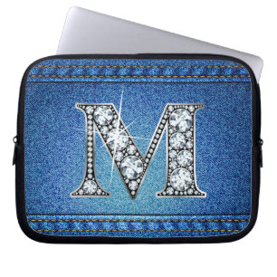 Sac électronique M "Diamond" Denim Stitch