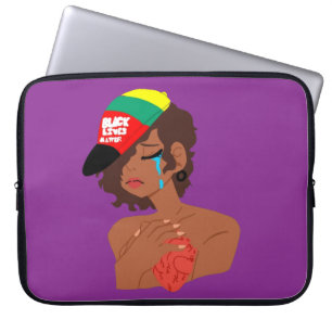 Sac électronique pour Larmes de la femme noire BLM