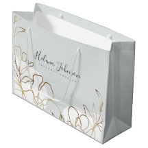 Sac en papier floral inspiré de la nature