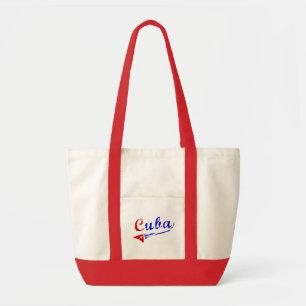 Sac en tissu cubain avec drapeau cubain