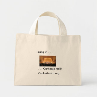 Sac en toile Carnegie Hall