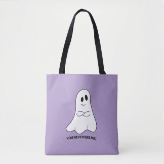Sac en toile fantôme sarcastique – Vous ne me voye