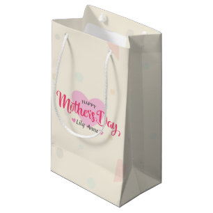 Sac fait sur commande de cadeau du jour de mère