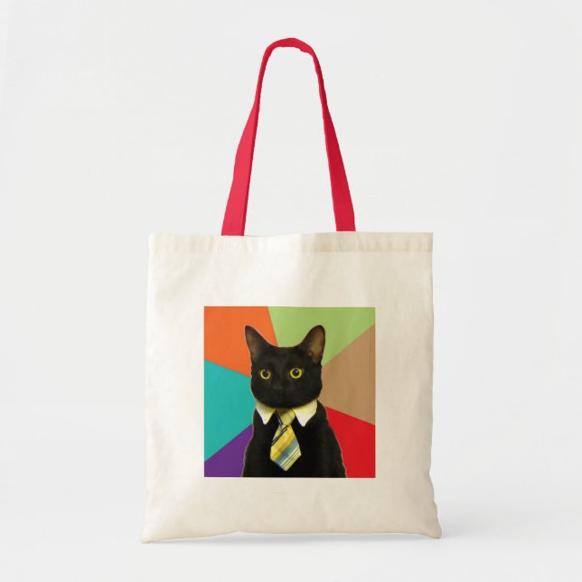Sac fait sur commande de chat d'affaires (Devant)