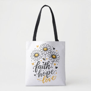 Sac Faith, Espoir, Amour & Marguerites