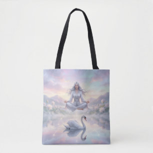 Sac Femme de méditation sereine & Cygne Fantaisie