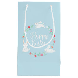 Sac floral élégant de cadeau du lapin de Pâques |
