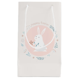 Sac floral simple de cadeau du lapin de Pâques |
