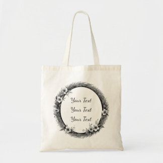 Sac fourre personnalisé Couronne florale Boho