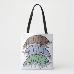 Sac fourre-tout - 3 cloportes (blanc)
