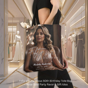 Sac fourre-tout 50 ans et fabuleux pour 50e annive
