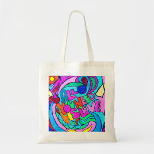 sac fourre-tout à amour de hippie-style des années