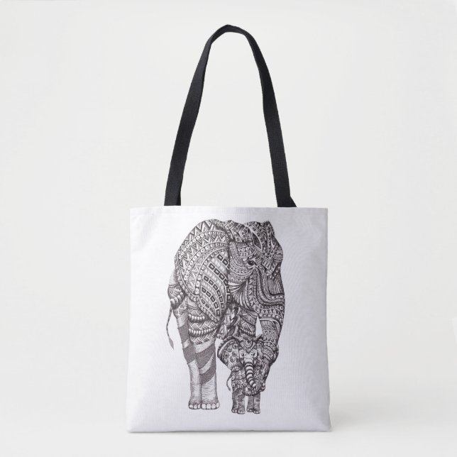 Sac fourre-tout à amour d'éléphant (Devant)