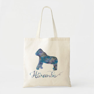 Sac fourre-tout à aquarelle de Harambe