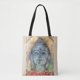Sac fourre-tout à art d'aquarelle de Bouddha de