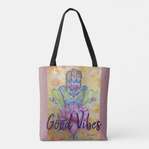 Sac fourre-tout à art de Good Vibes Hamsa
