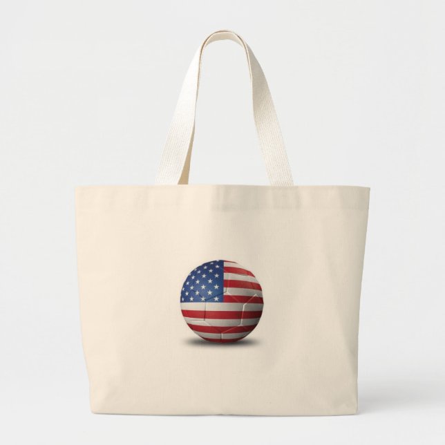 Sac fourre-tout à ballon de football de drapeau (Devant)