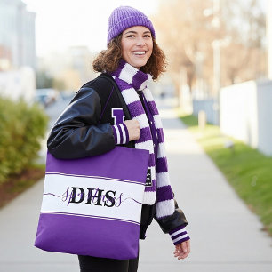 Sac fourre-tout à blocs de couleur personnalisé de