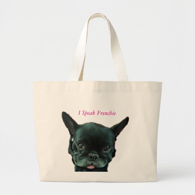 Sac fourre-tout à bouledogue français (Devant)