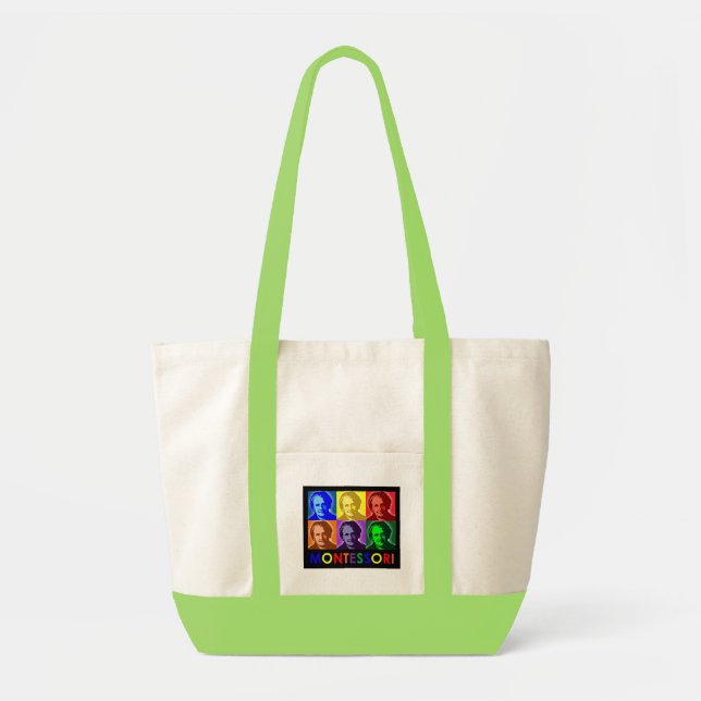Sac fourre-tout à Bruit-Art de Maria Montessori (Devant)