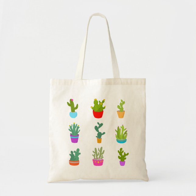 Sac fourre-tout à cactus (Devant)