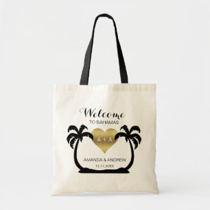 Sac fourre-tout à cadeau de mariage d'accueil de