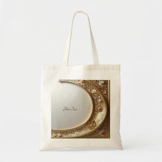 Sac fourre-tout à cadre orné doré
