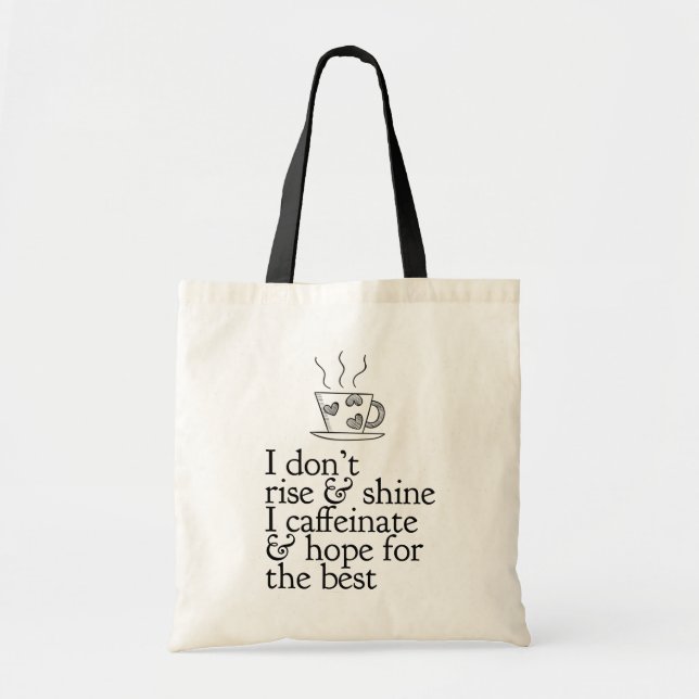 Sac fourre-tout à café hausse et brillant (Devant)