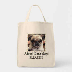 Sac fourre-tout à carlin d'Itsy : Adoptez ! Ne