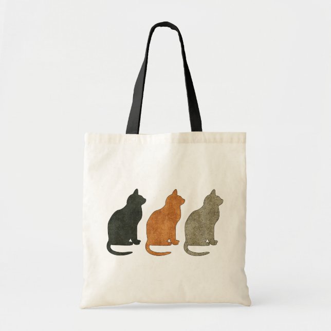 Sac fourre-tout à chat de trois chats (Devant)