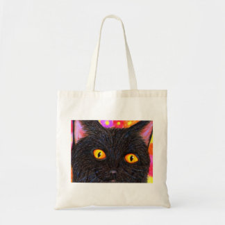 Sac fourre-tout à chat noir