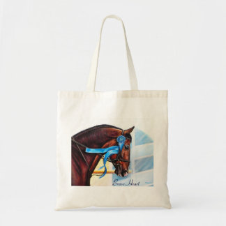sac fourre-tout à cheval - coeur courageux